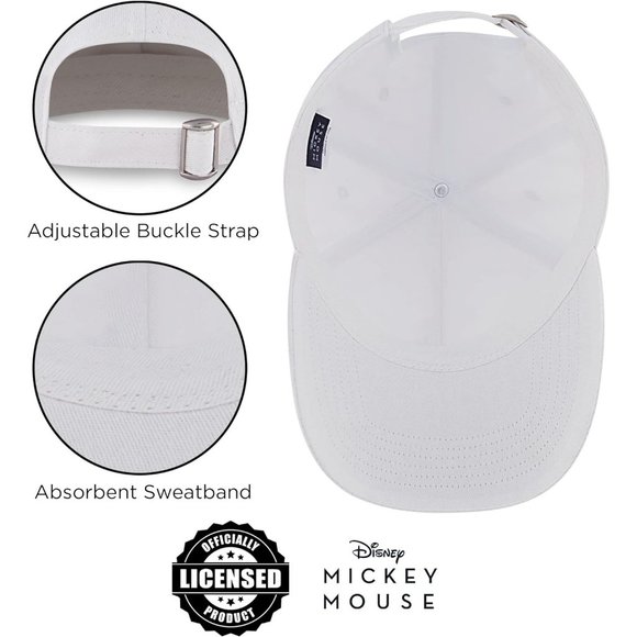 Men's Beautiful Mickey Mouse Adjustable Baseball Cap for Adult - Warm Grey - Picture 7 of 8
